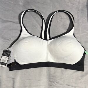 Champion Black and White Sports Bra